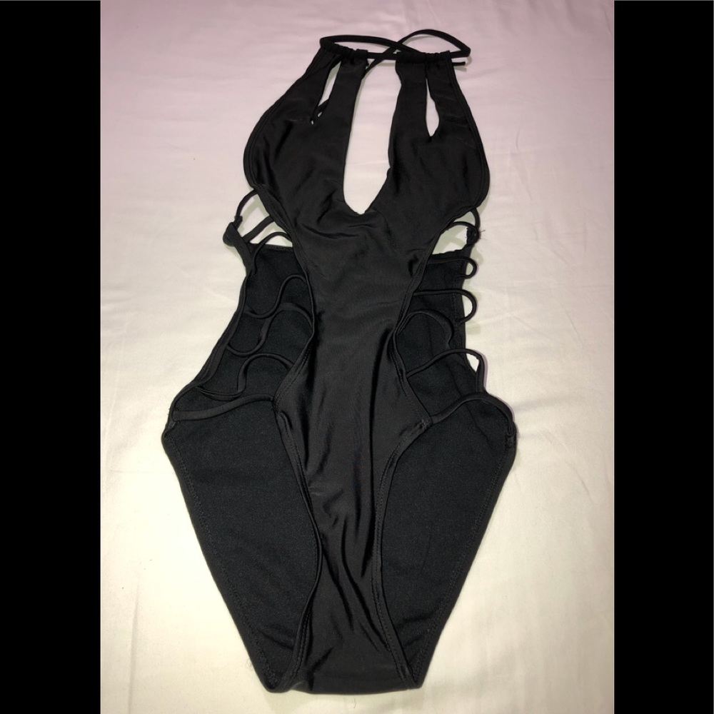 Black sexy bathing suit